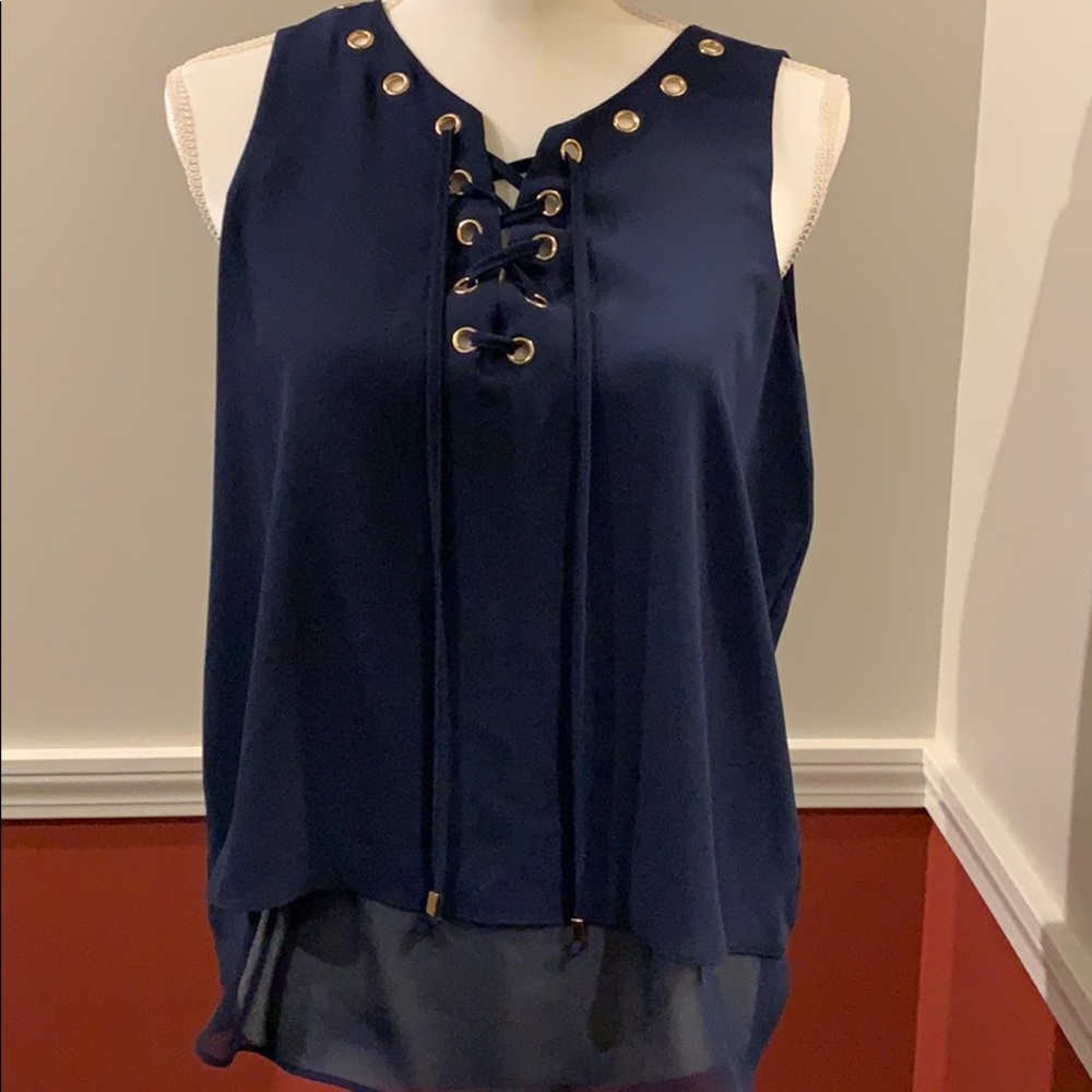 Navy blouse from INC international concepts